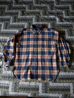 VTG 1960s Pendleton Cailean Tartan Plaid Flannel Wool Longsleeve Shirt Adult XL